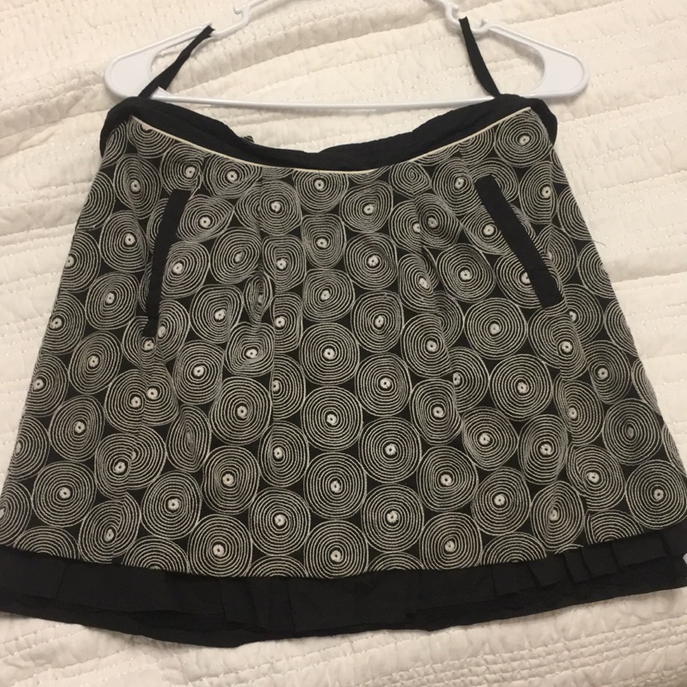 Black and white skirt